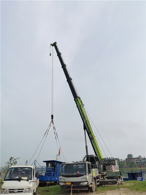 惠来县桥梁建设吊装案例